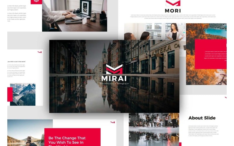 mirai powerpoint presentation template original
