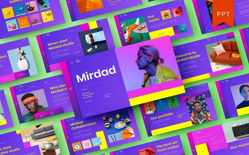 mirdad business powerpoint template original