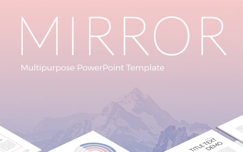 mirror powerpoint template original