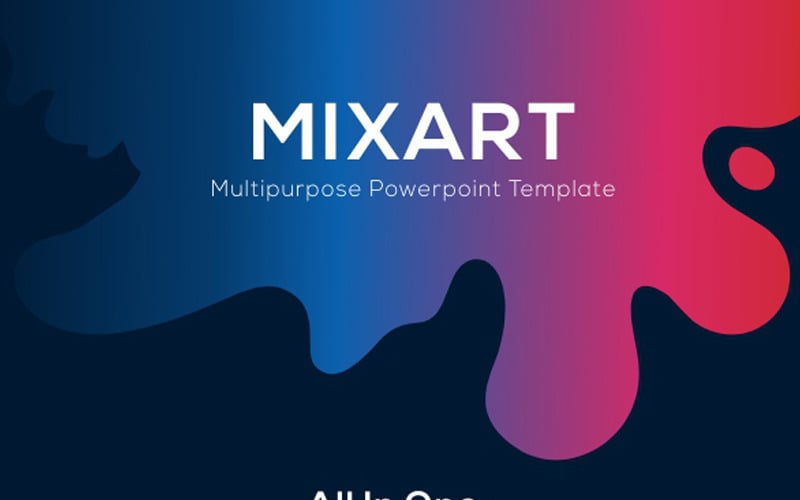 mixart multipurpose creative powerpoint template original