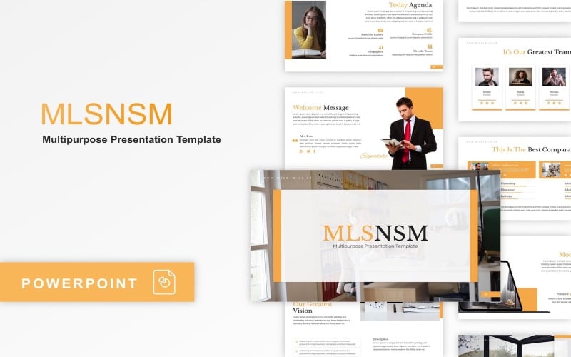 mlsnsm multipurpose powerpoint template original