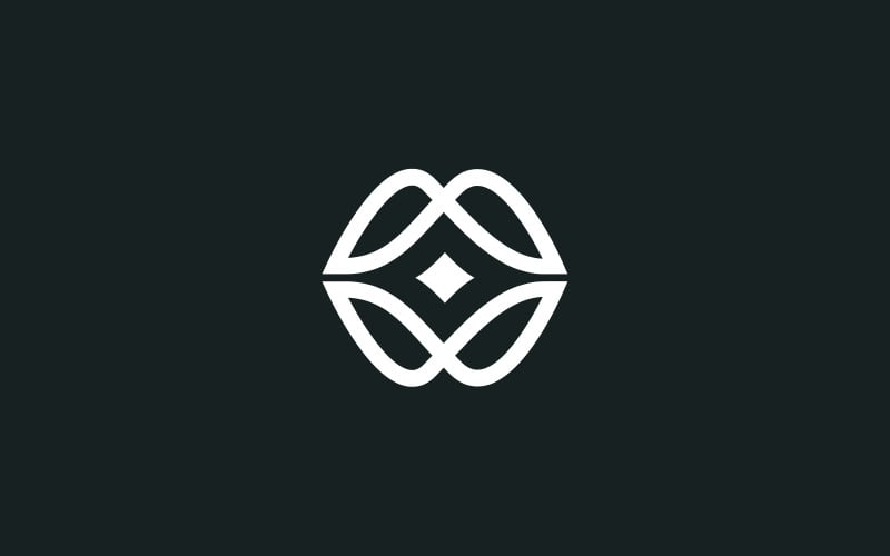 mm letter star logo design template original