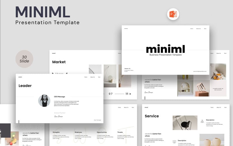 mnml presentation template original