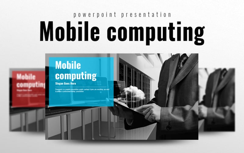 mobile computing powerpoint template original