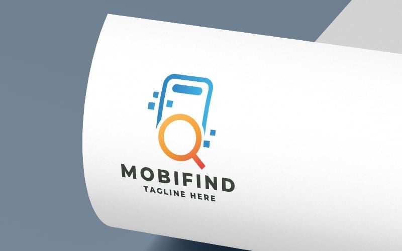 mobile find logo pro template original