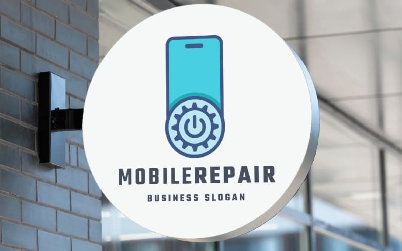 mobile repair check logo template original