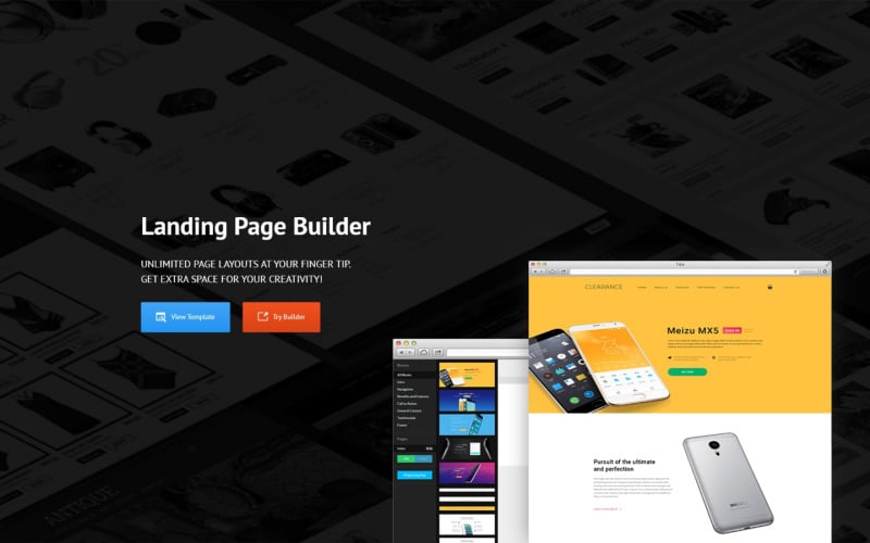 mobile repair service responsive landing page template original