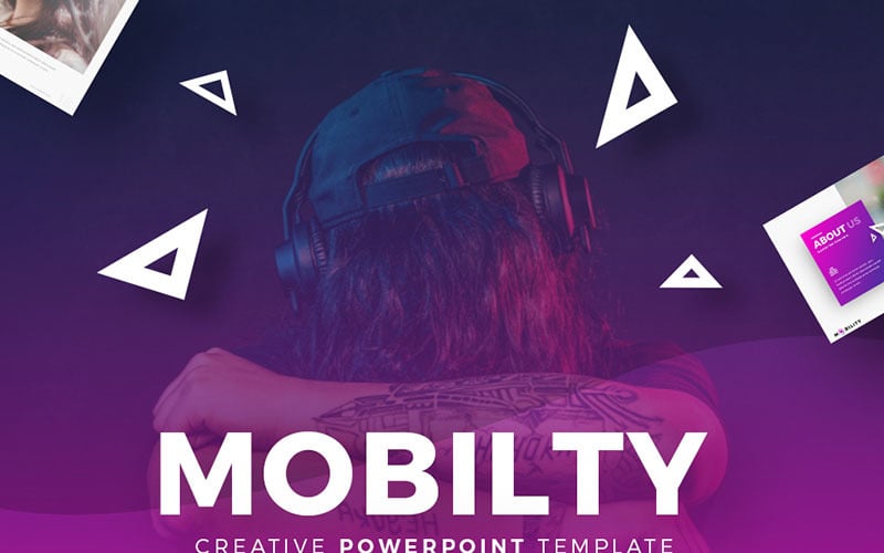 mobility creative presentation powerpoint template original