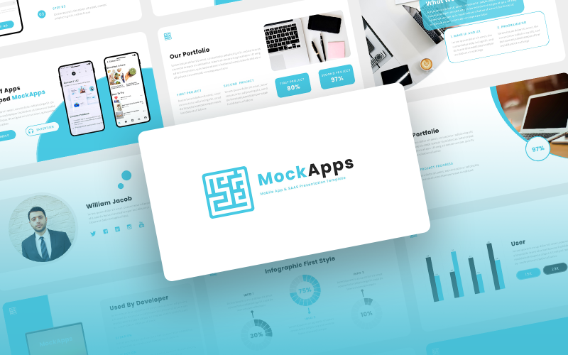 mockapps mobile app amp saas powerpoint template original