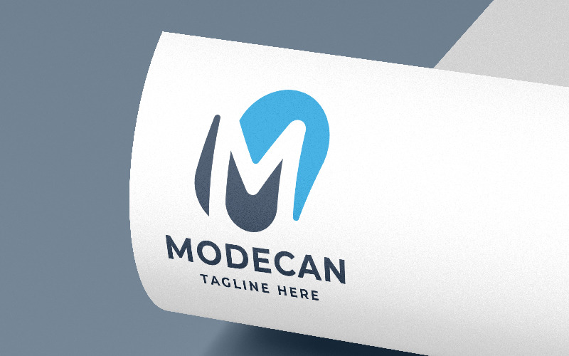 modecan letter m pro logo template original