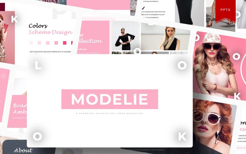 modelie powerpoint template original