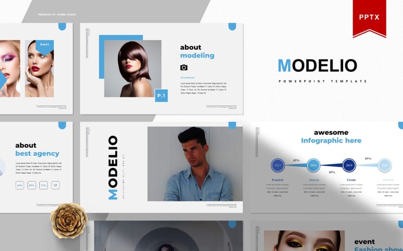 modelio powerpoint template original