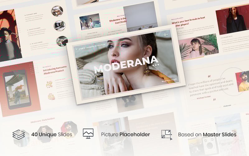 moderana creative business powerpoint template original