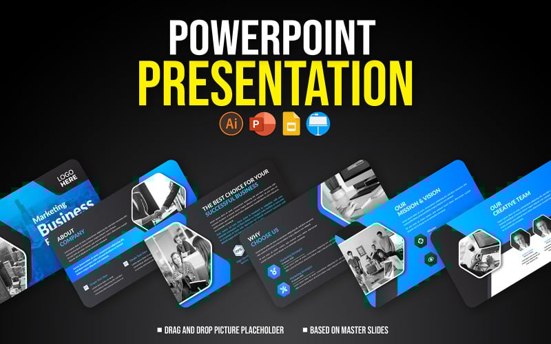 modern and creative corporate powerpoint presentation original