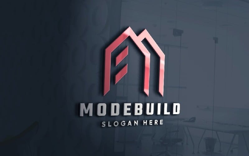 modern building homes logo original