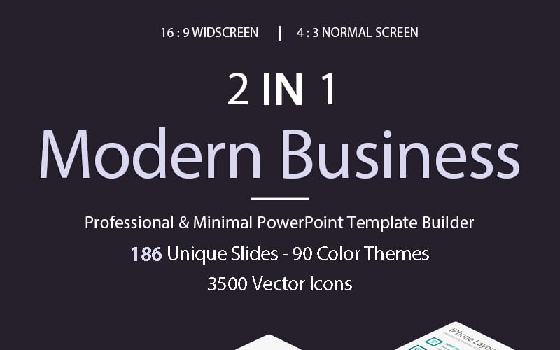 modern business in powerpoint template original