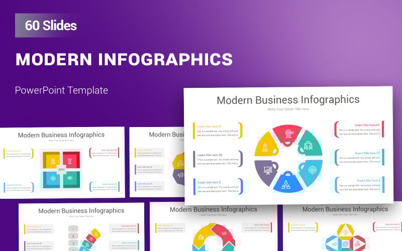 modern business infographics powerpoint template original