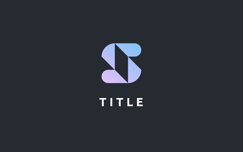 modern clean s tech app monogram logo original