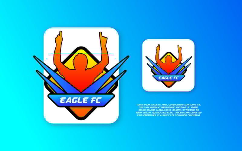 modern creative e sports vector logo design template original