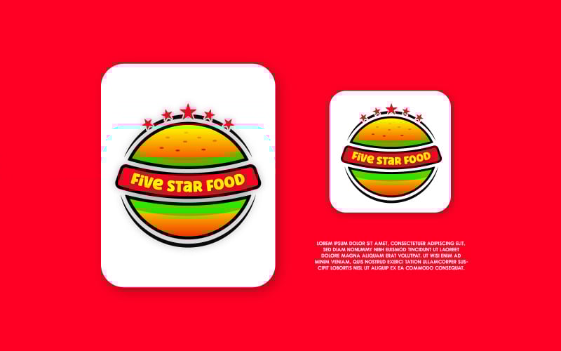 modern creative food vector logo design template original