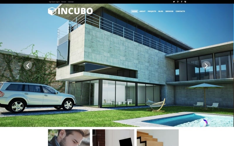 modern design board joomla template original