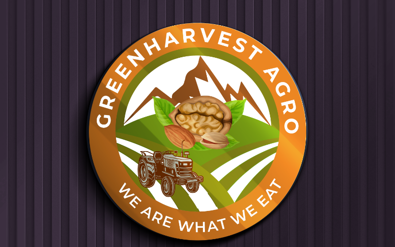 modern farming logo template original
