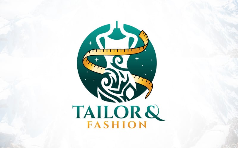 modern fashion clothing and tailor logo design original