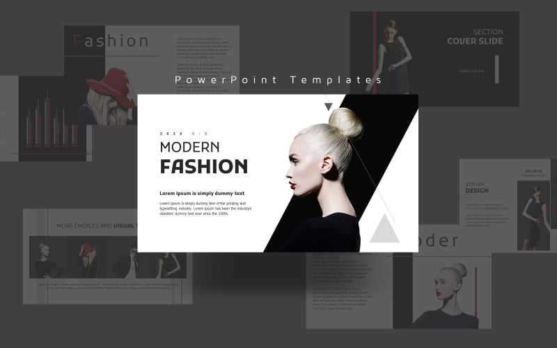 modern fashion powerpoint template original