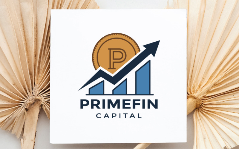 modern financial logo design template for trustworthy brand identity original