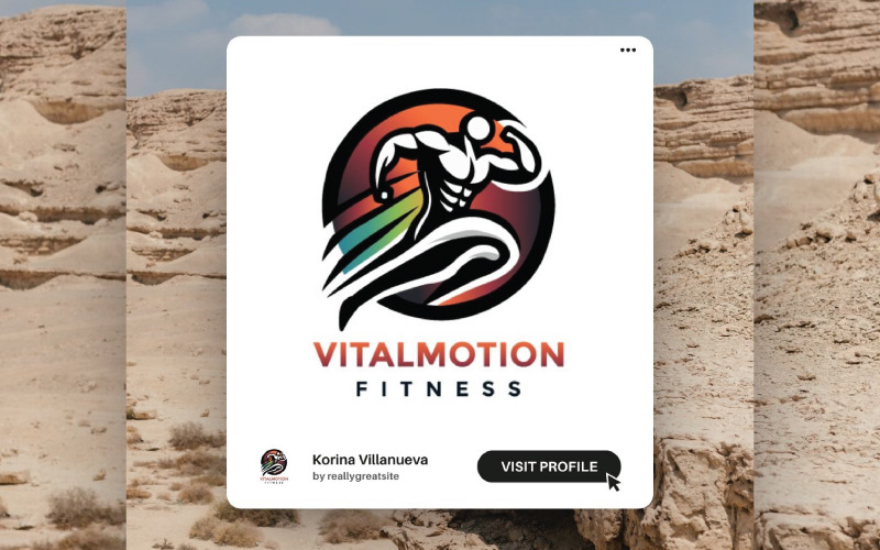modern fitness logo design for active lifestyle brands original