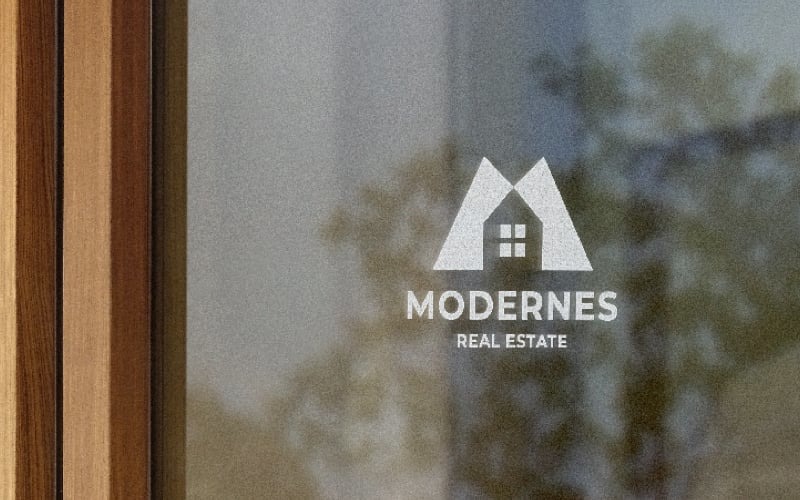 modern home letter m pro logo template original