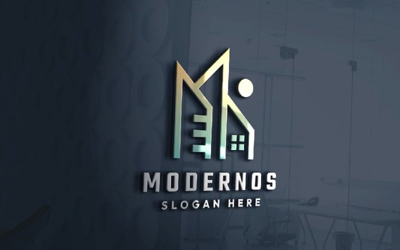 modern home real estate pro logo original