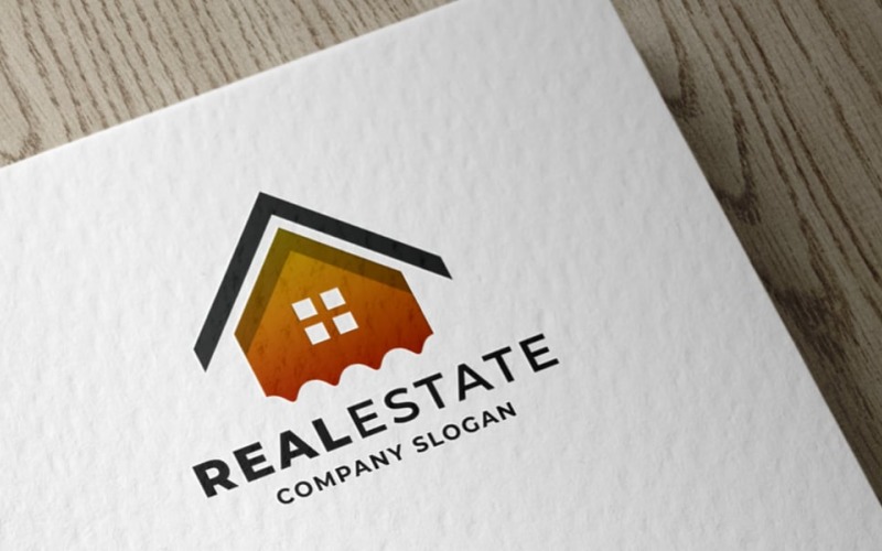 modern house real estate logo original