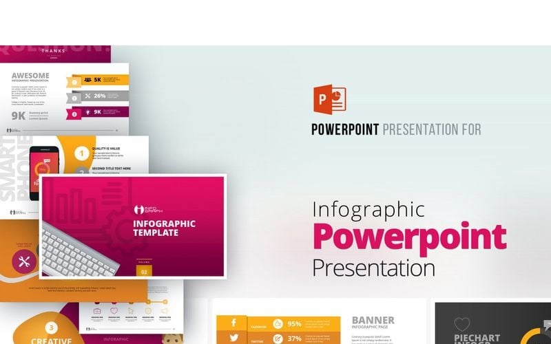 modern infographic powerpoint template original