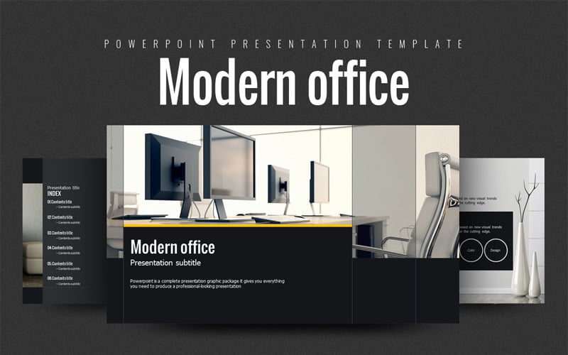 modern office powerpoint template original