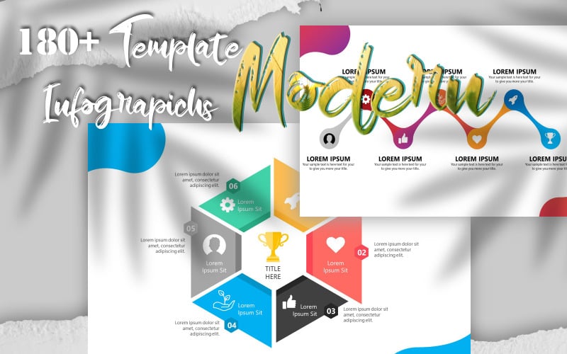 modern powepoint infographics template for all job original