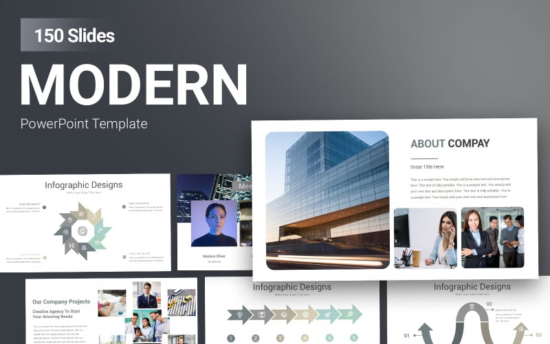 modern powerpoint presentation template original