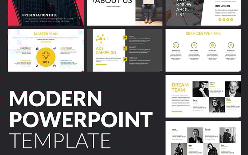 modern powerpoint template original