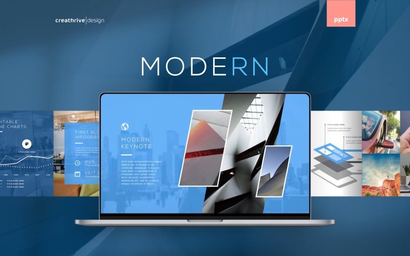 modern pptx presentation template original