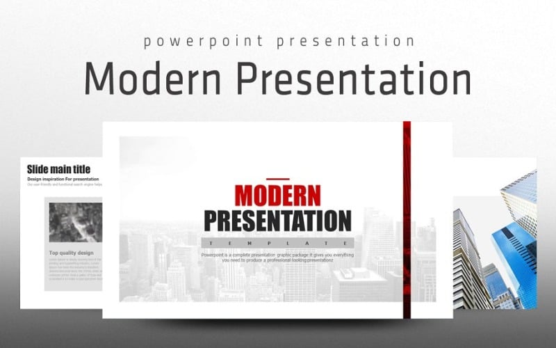 modern presantation powerpoint template original