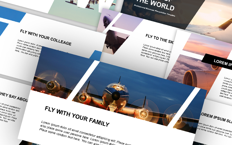 modern presentation powerpoint template original