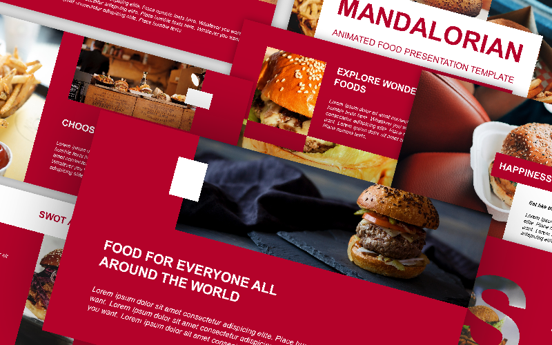 modern presentation powerpoint template original