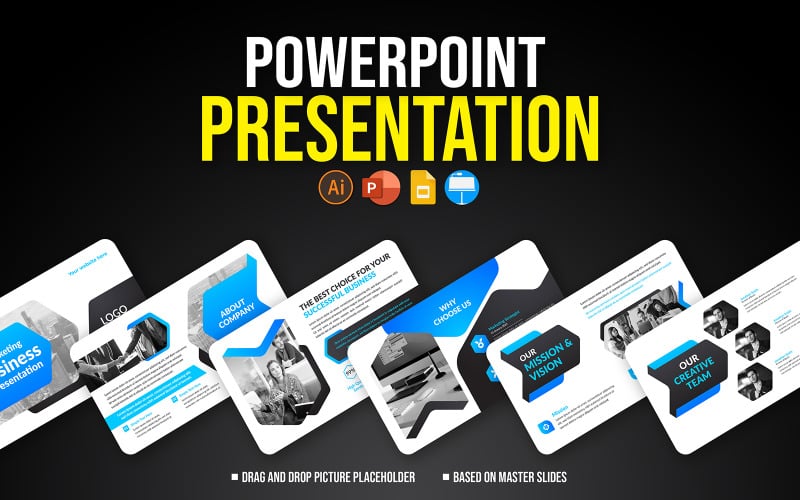 modern presentation slides template original