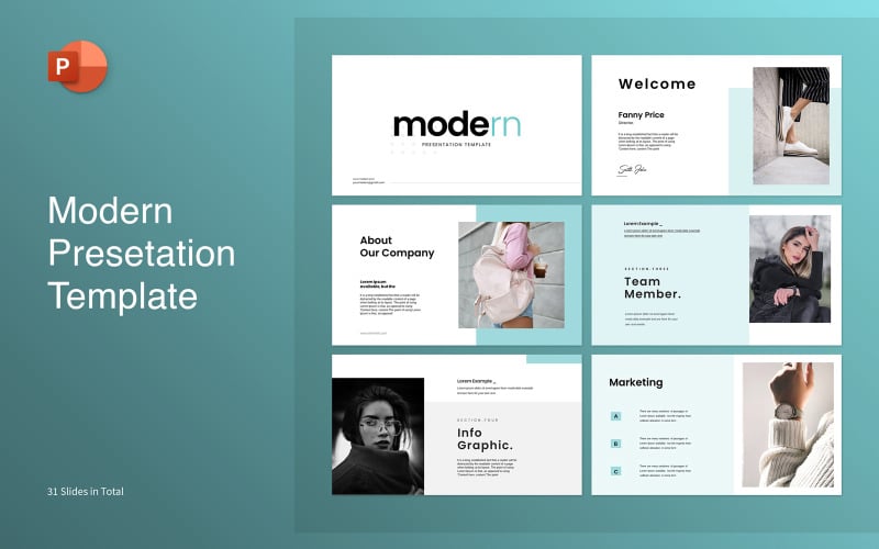 modern presentation template original