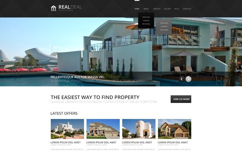 modern real estate agency joomla template original