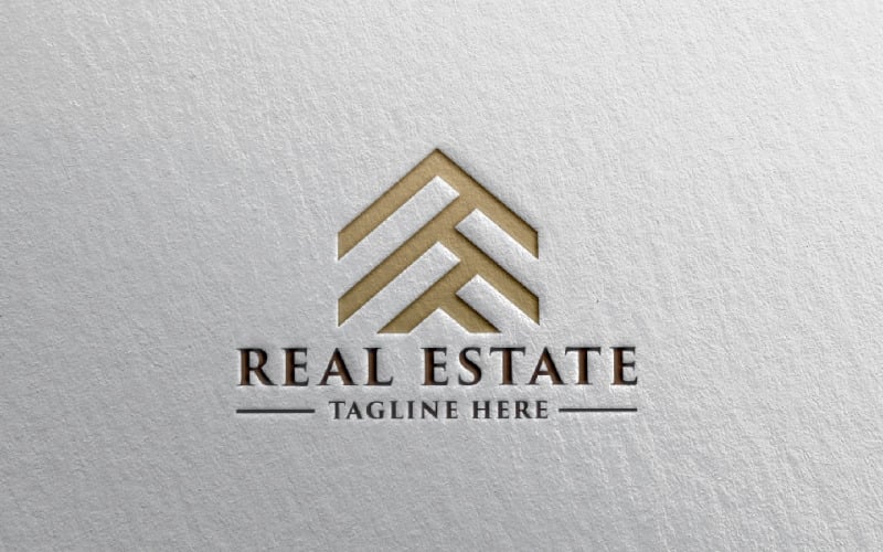 modern real estate letter m pro logo template original