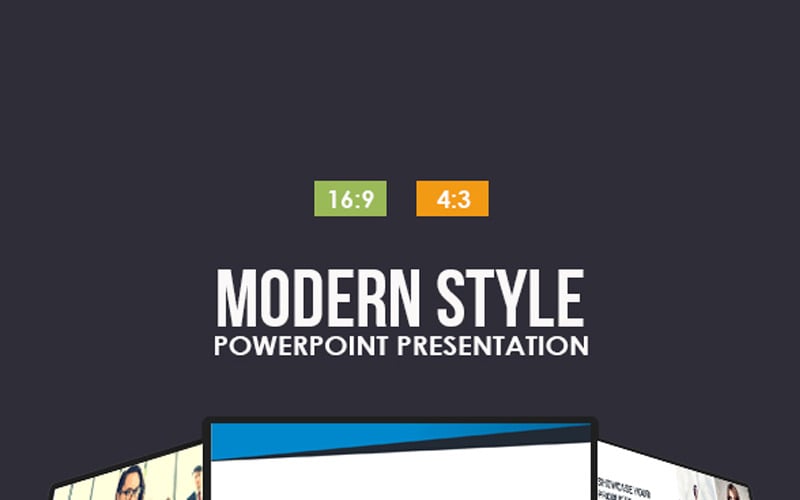 modern style powerpoint template original