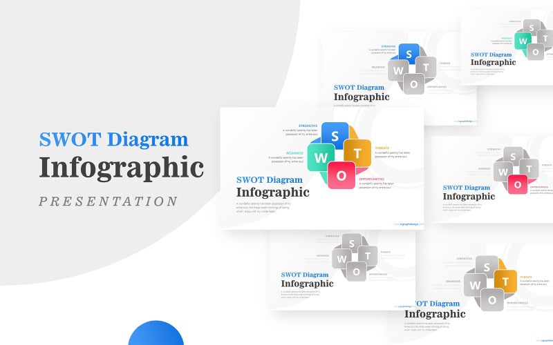 modern swot management for strategic analysis infographic powerpoint template original