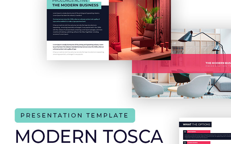 modern tosca presentation powerpoint template original