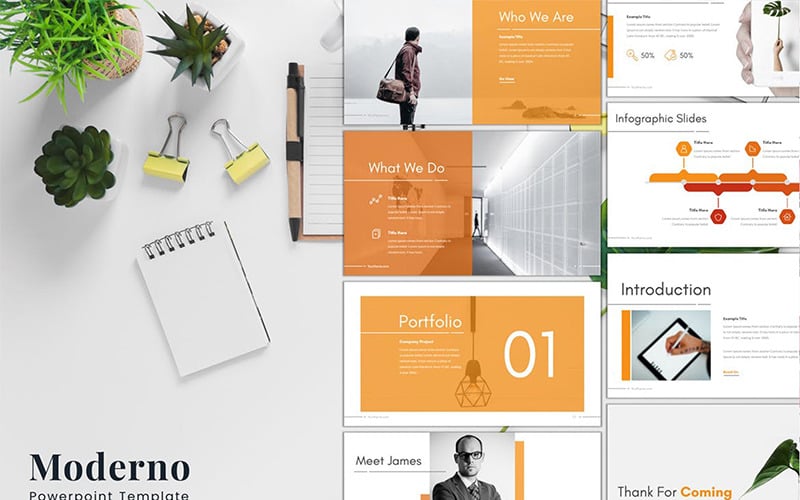 moderno powerpoint template original